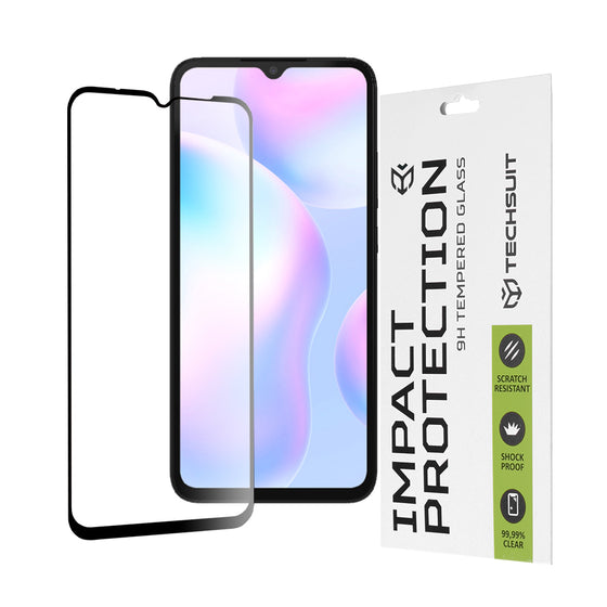 Folie sticlă Techsuit 111D Full Glue pentru Xiaomi Redmi 9 / Redmi 9A / Redmi 9AT / Redmi 9C / Redmi 9C NFC / Redmi 10A / Redmi A1 / Redmi A1+ / Redmi A2 / Redmi A2+