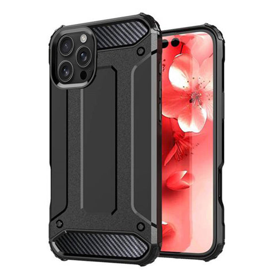 Husă Techsuit Hybrid Armor pentru iPhone 16 Pro Max – negru