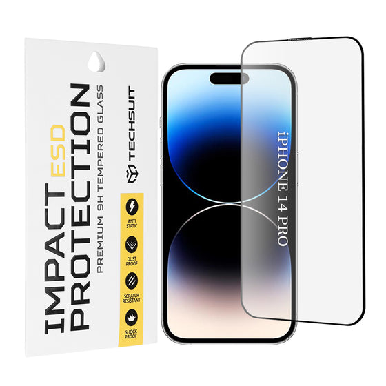 Folie sticlă antistatică Techsuit ESD pentru iPhone 14 Pro
