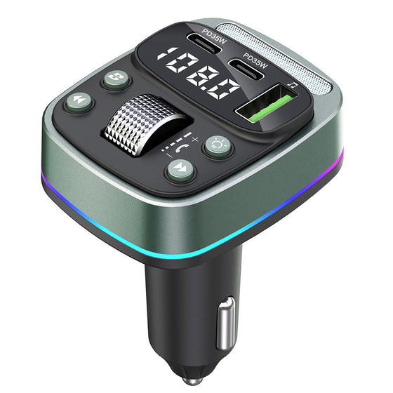 Modulator FM Techsuit EchoDrive MFM3, Bluetooth 5.4, 2 x USB-C PD 35W, stick USB, bass – negru