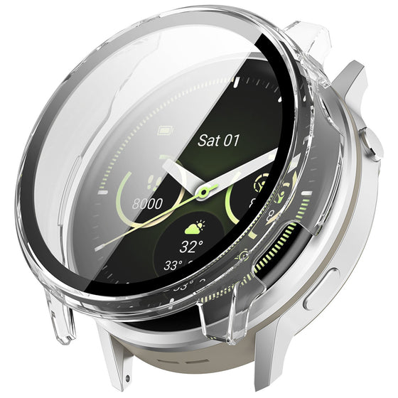 Husă cu folie Techsuit Defense360 Pro pentru Garmin Venu 4 41 mm – transparentă