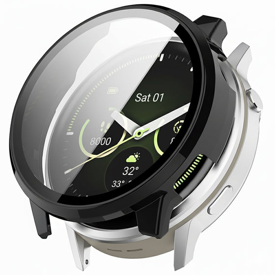 Husă cu folie Techsuit Defense360 Pro pentru Garmin Venu 4 41 mm – neagră