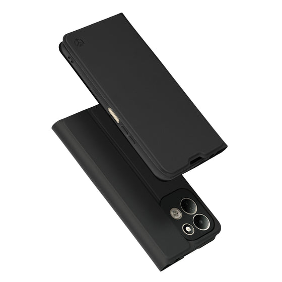 Husă tip carte Techsuit Magskin Book pentru Xiaomi Redmi 17 4G / Redmi 17 5G – negru