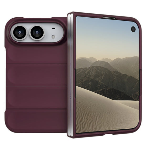 Husă Techsuit Magic Shield pentru iPhone Duo – vișiniu