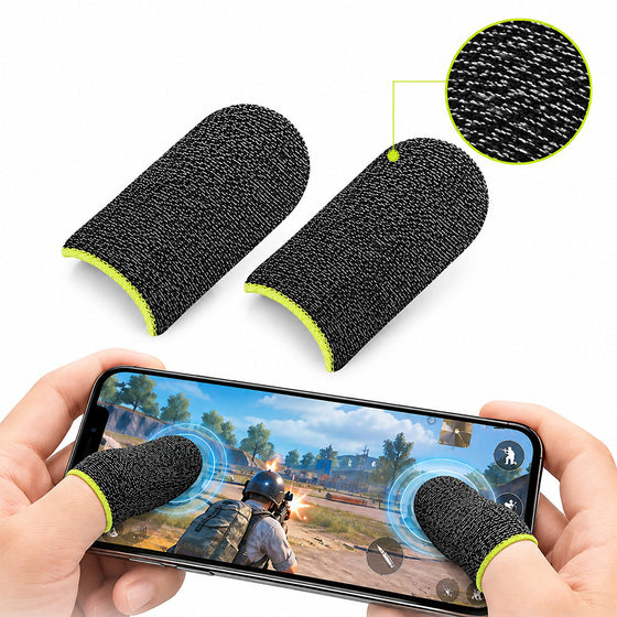 Degetare gaming Techsuit FS3-04 pentru telefon, antialunecare, anti-transpirație, sensibile la atingere – galben