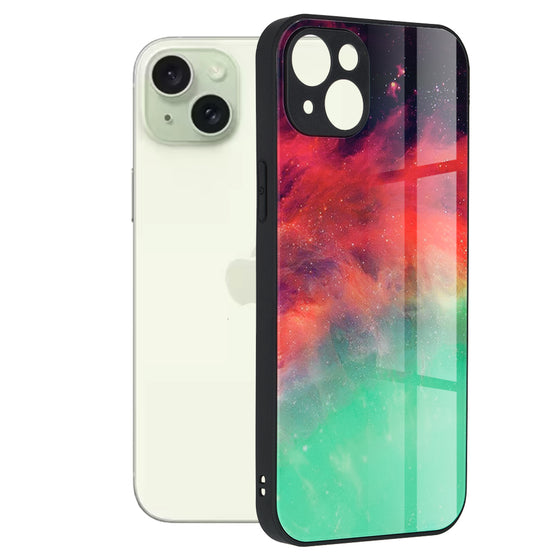 Husă Techsuit Glaze pentru iPhone 15 Plus – fiery ocean