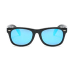 Ochelari de soare polarizați copii 4–10 ani, UV400 – Techsuit D802 – Roșu / alb / oglindă – imagine 12