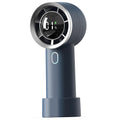 Ventilator de mână silențios, afișaj, USB-C, albastru – Techsuit HX130 – imagine 1