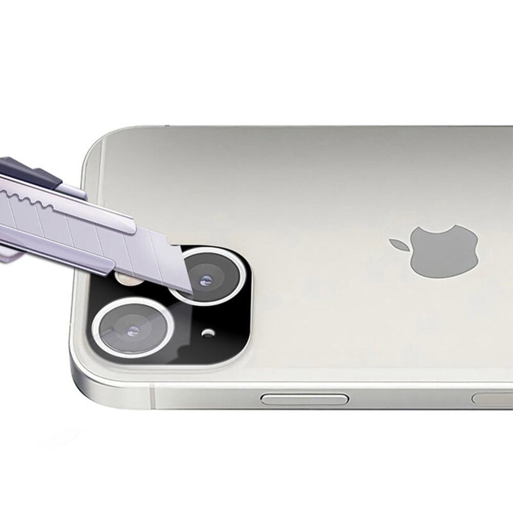 Protecție cameră Techsuit iPhone 13 / 13 mini, sticlă 9H – imagine 6