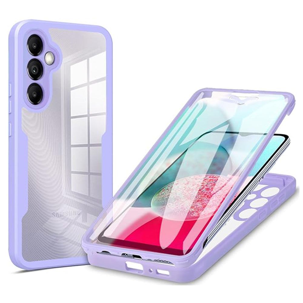 Husă 360 Techsuit ColorVerse cu folie de ecran Galaxy A14 / A14 5G – Mov – imagine 4
