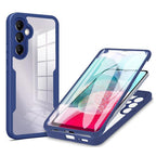Husă 360 Techsuit ColorVerse cu folie de ecran Galaxy A14 / A14 5G – Albastru – imagine 3