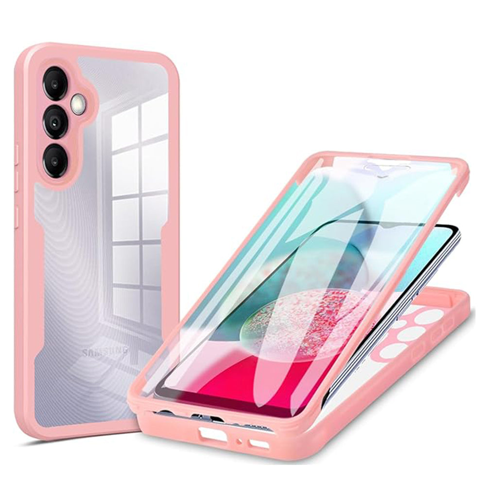 Husă 360 Techsuit ColorVerse cu folie de ecran Galaxy A14 / A14 5G – Roz – imagine 1