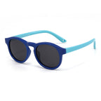 Ochelari soare polarizați bebeluși 0–2 ani, cu bandă – Techsuit 8308 – Albastru închis / bleu – imagine 4