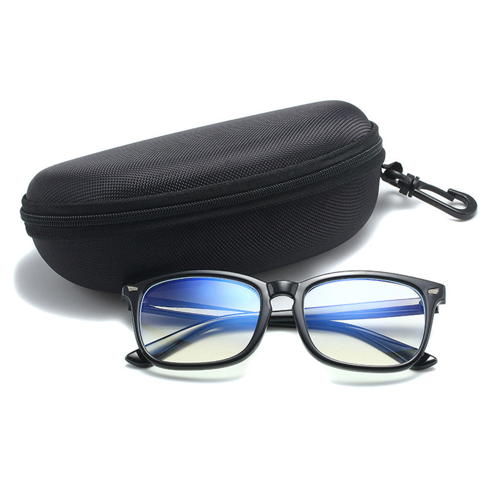Toc rigid ochelari EVA, cu fermoar – Techsuit ETFE1 – Negru – imagine 2