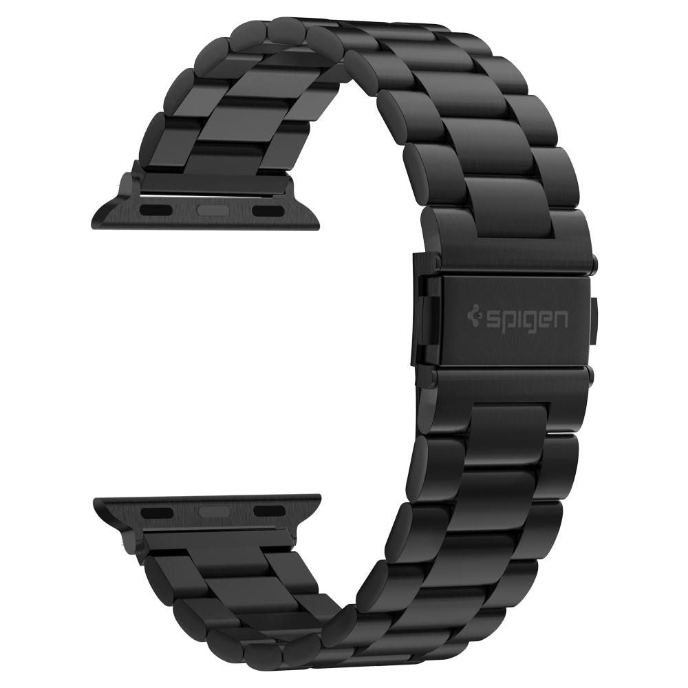 Brățară din oțel inoxidabil Spigen Modern Fit Apple Watch 42 / 44 / 45 / 46 / 49 mm – Negru – imagine 2
