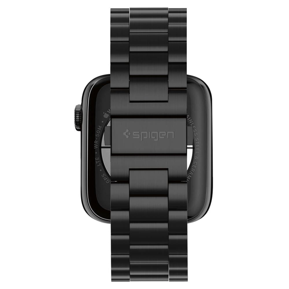 Brățară din oțel inoxidabil Spigen Modern Fit Apple Watch 42 / 44 / 45 / 46 / 49 mm – Negru – imagine 4