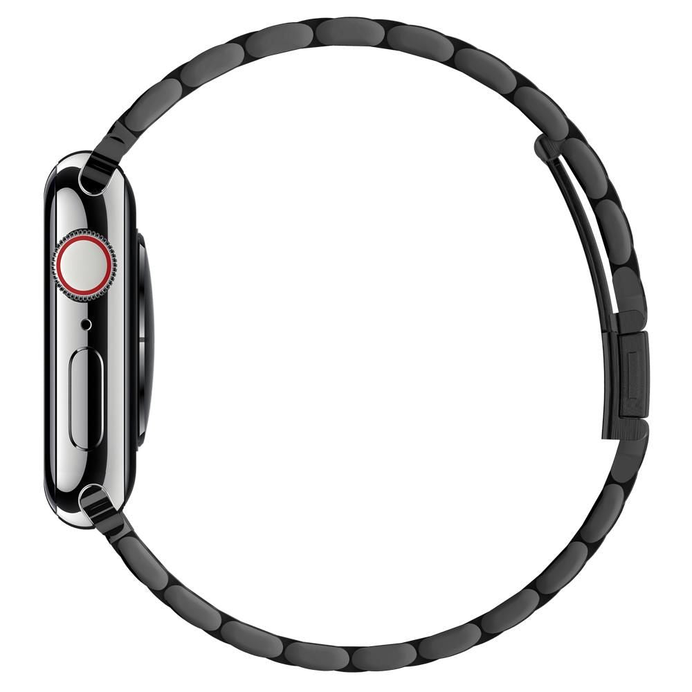 Brățară din oțel inoxidabil Spigen Modern Fit Apple Watch 42 / 44 / 45 / 46 / 49 mm – Negru – imagine 5