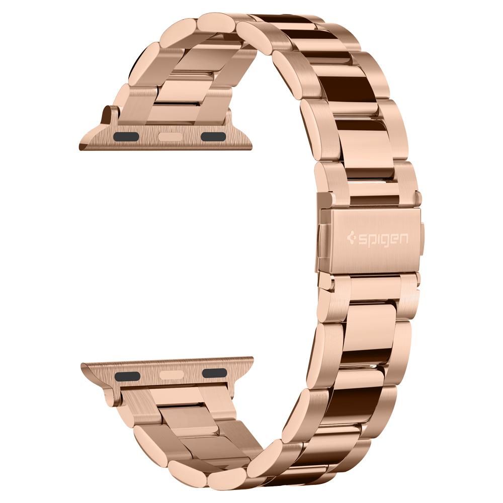 Brățară din oțel inoxidabil Spigen Modern Fit Apple Watch 38 / 40 / 41 / 42 mm – Roz auriu (Rose Gold) – imagine 2