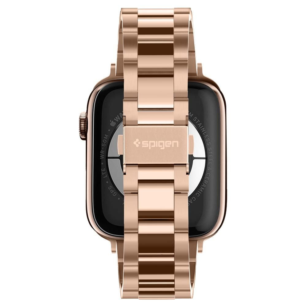 Brățară din oțel inoxidabil Spigen Modern Fit Apple Watch 38 / 40 / 41 / 42 mm – Roz auriu (Rose Gold) – imagine 4