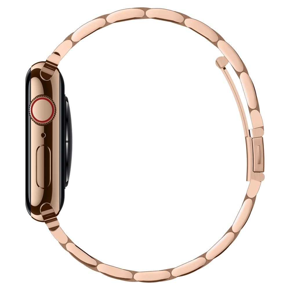 Brățară din oțel inoxidabil Spigen Modern Fit Apple Watch 38 / 40 / 41 / 42 mm – Roz auriu (Rose Gold) – imagine 5