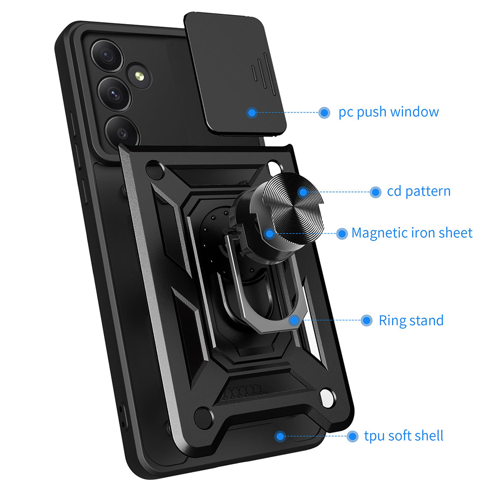Husă Techsuit CamShield Galaxy A55 5G – Albastru – imagine 4