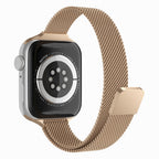 Curea Apple Watch 38 / 40 / 41  Techsuit W034, oțel inoxidabil, auriu – imagine 1