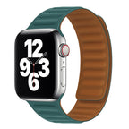 Curea Apple Watch 42 / 44 / 45 / 46  Techsuit W035, silicon, turcoaz – imagine 1