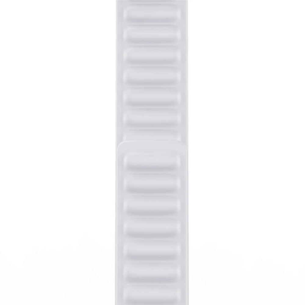 Curea Apple Watch 42 / 44 / 45 / 46  Techsuit W035, silicon, alb – imagine 3