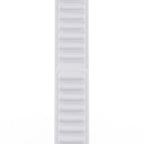 Curea Apple Watch 42 / 44 / 45 / 46  Techsuit W035, silicon, alb – imagine 3
