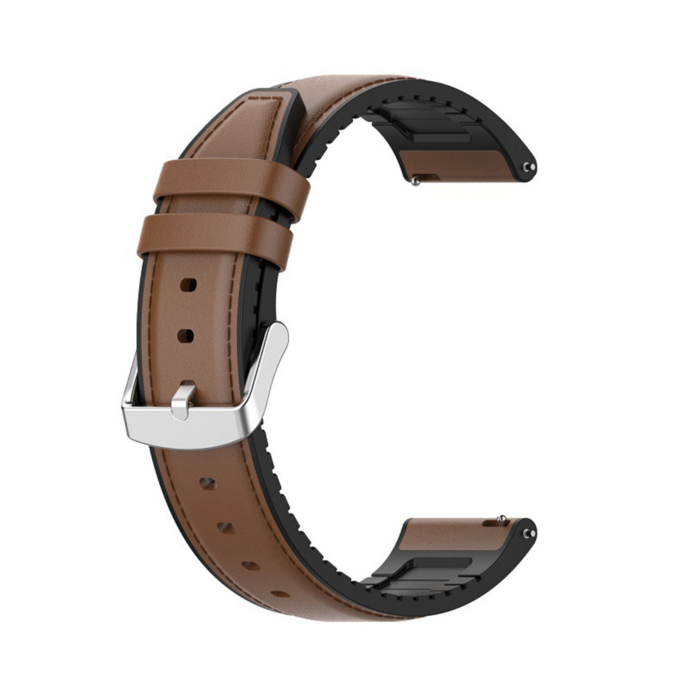 Curea Samsung Galaxy Watch (46 mm) Techsuit W007, piele naturală, maro – imagine 1