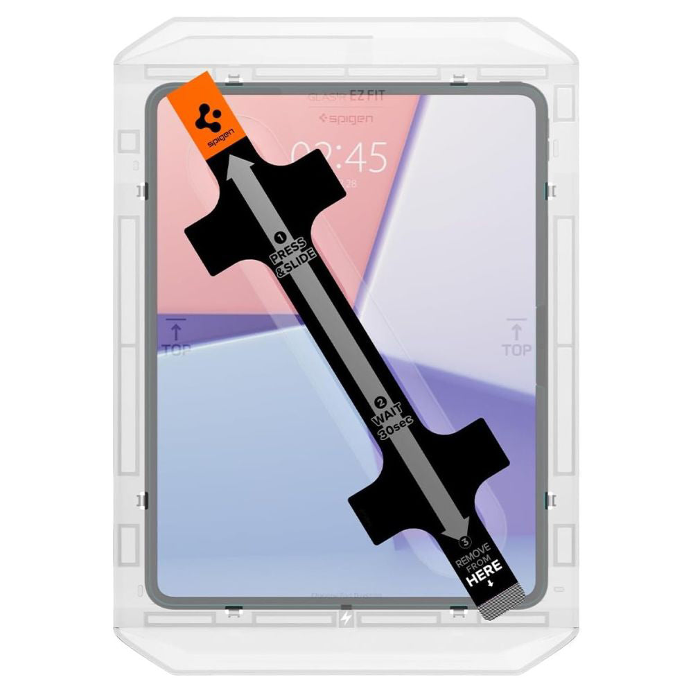 Folie sticlă Spigen Glas.tR EZ Fit iPad Pro 13" (M4, 2024 și M5, 2025) – imagine 3