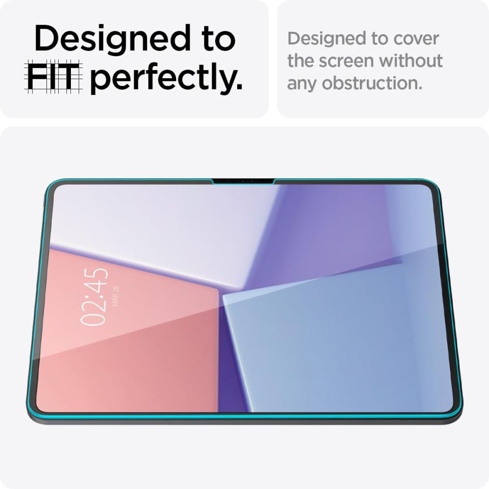 Folie sticlă Spigen Glas.tR EZ Fit iPad Pro 13" (M4, 2024 și M5, 2025) – imagine 2
