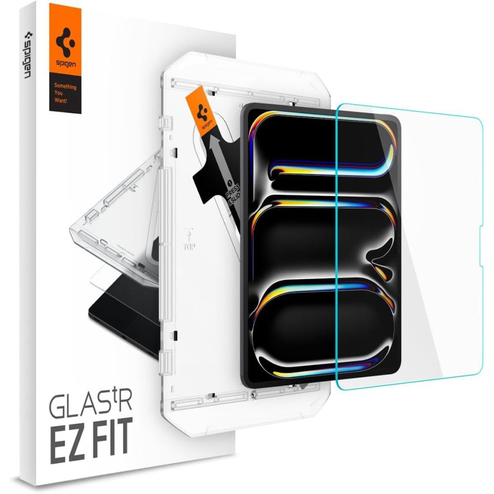 Folie sticlă Spigen Glas.tR EZ Fit iPad Pro 13" (M4, 2024 și M5, 2025) – imagine 1