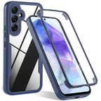 Husă 360 Techsuit ColorVerse cu folie de ecran Galaxy A35 5G – Albastru – imagine 3