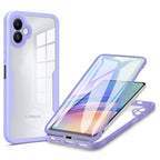 Husă 360 Techsuit ColorVerse cu folie de ecran Galaxy A05 – Mov – imagine 2