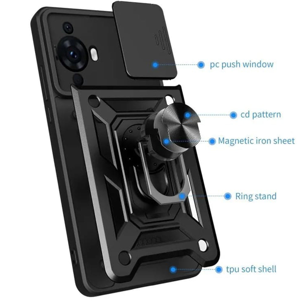 Husă Huawei nova 11 / nova 12s Techsuit CamShield, negru – imagine 2