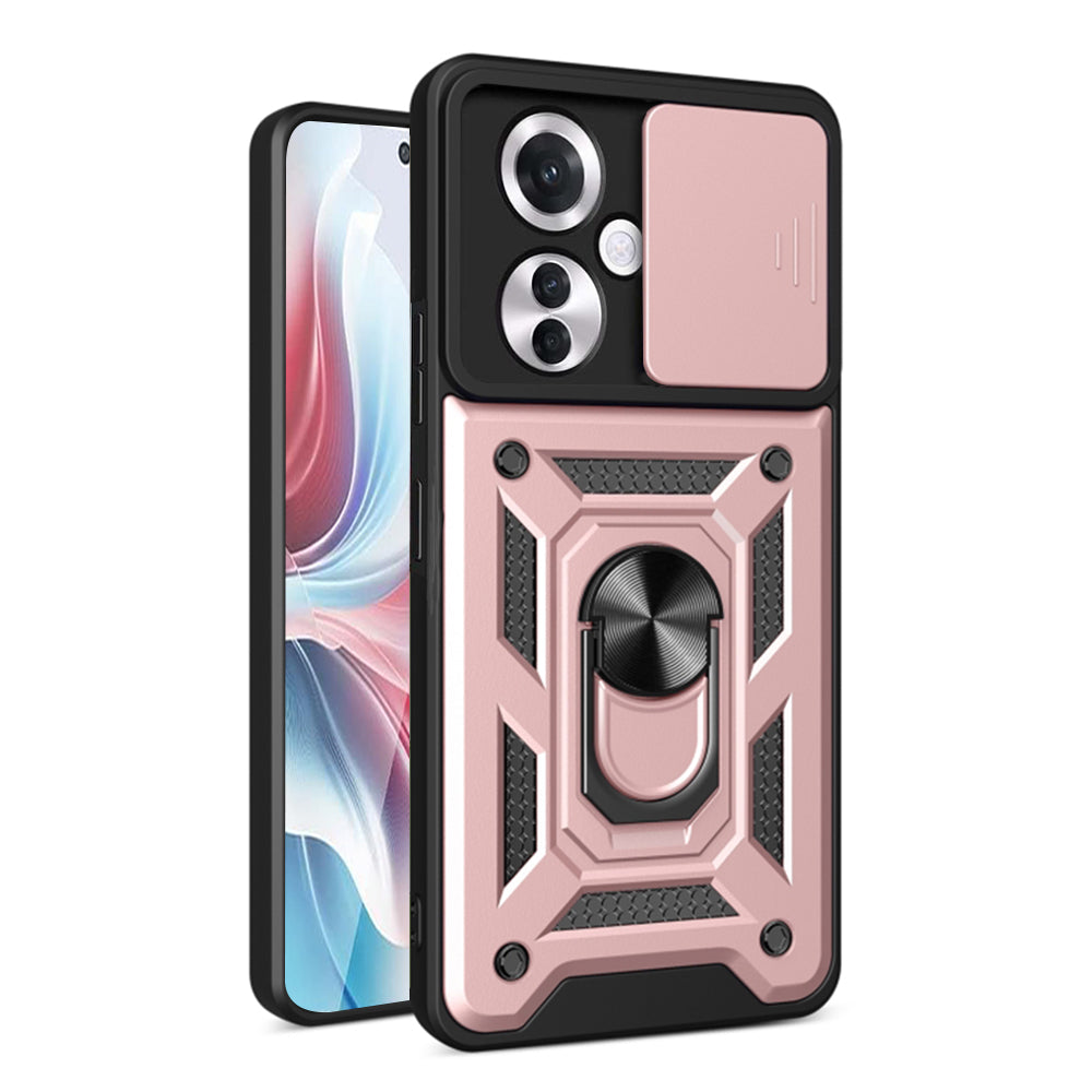 Husă Oppo Reno11 F Techsuit CamShield, auriu roz – imagine 1
