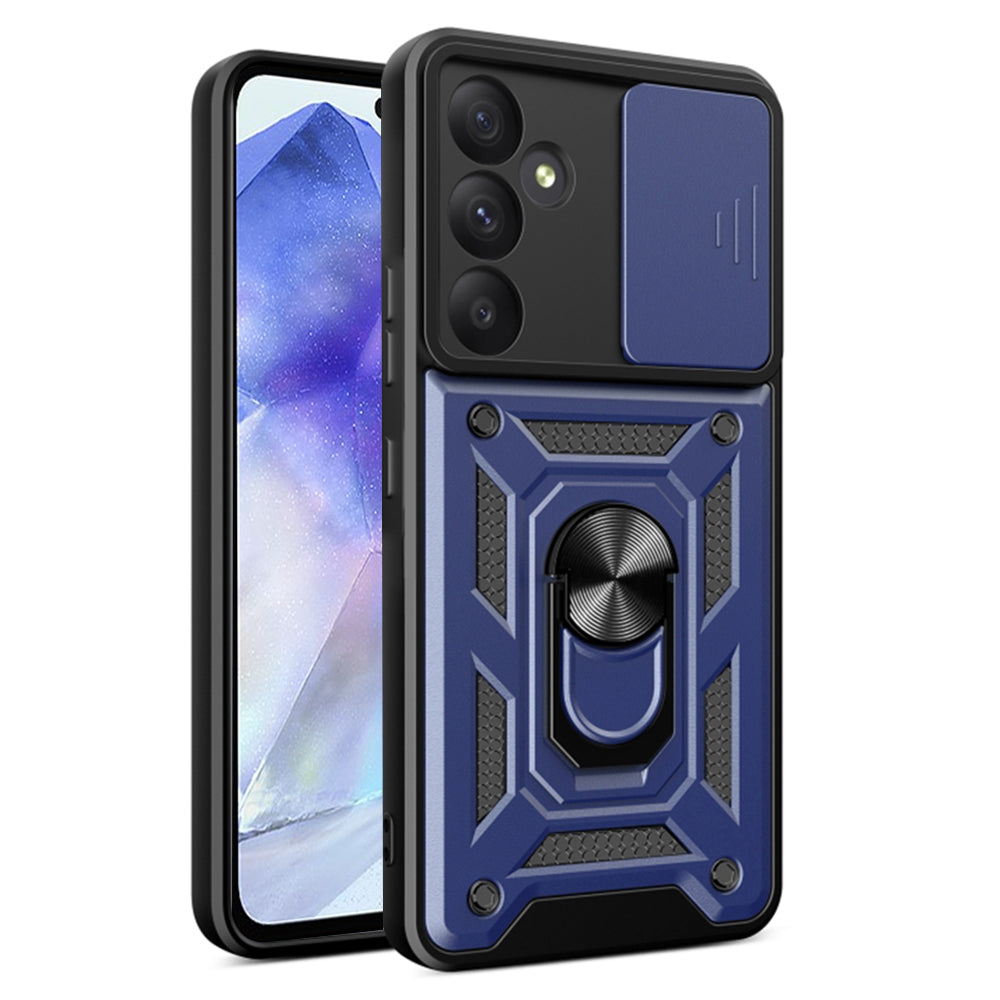 Husă Techsuit CamShield Galaxy A55 5G – Albastru – imagine 3