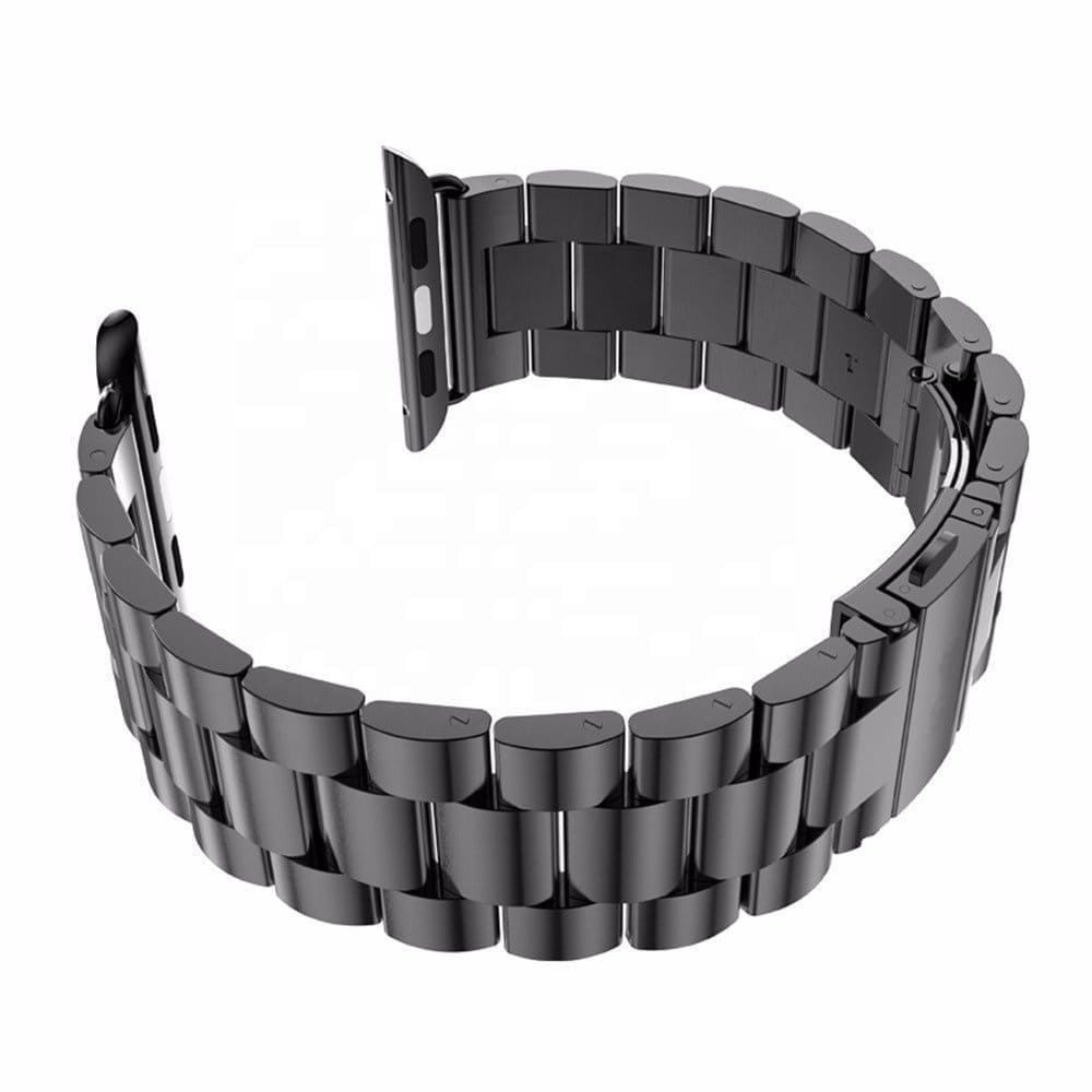 Curea Apple Watch 38 / 40 / 41  Techsuit W036, oțel inoxidabil, negru – imagine 5