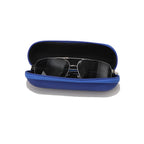Toc oval ochelari EVA, cu fermoar – Techsuit ETOV – Albastru – imagine 6