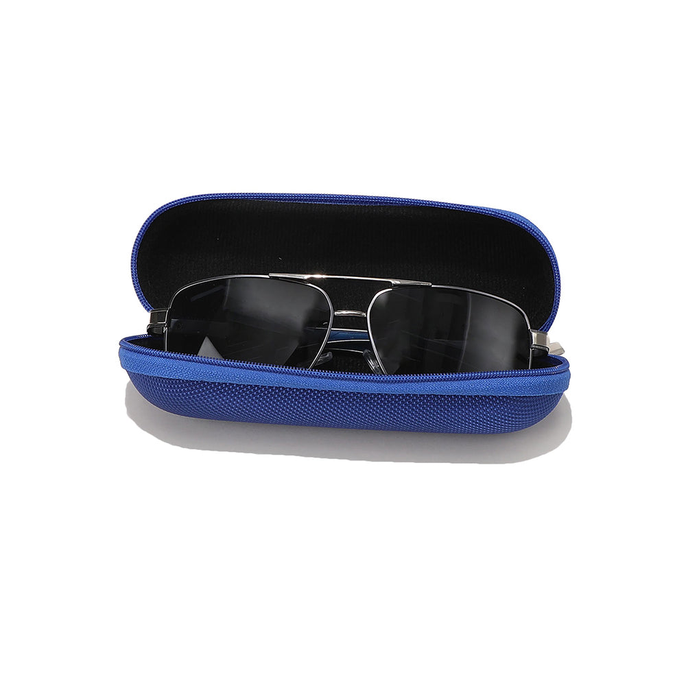 Toc oval ochelari EVA, cu fermoar – Techsuit ETOV – Albastru – imagine 6