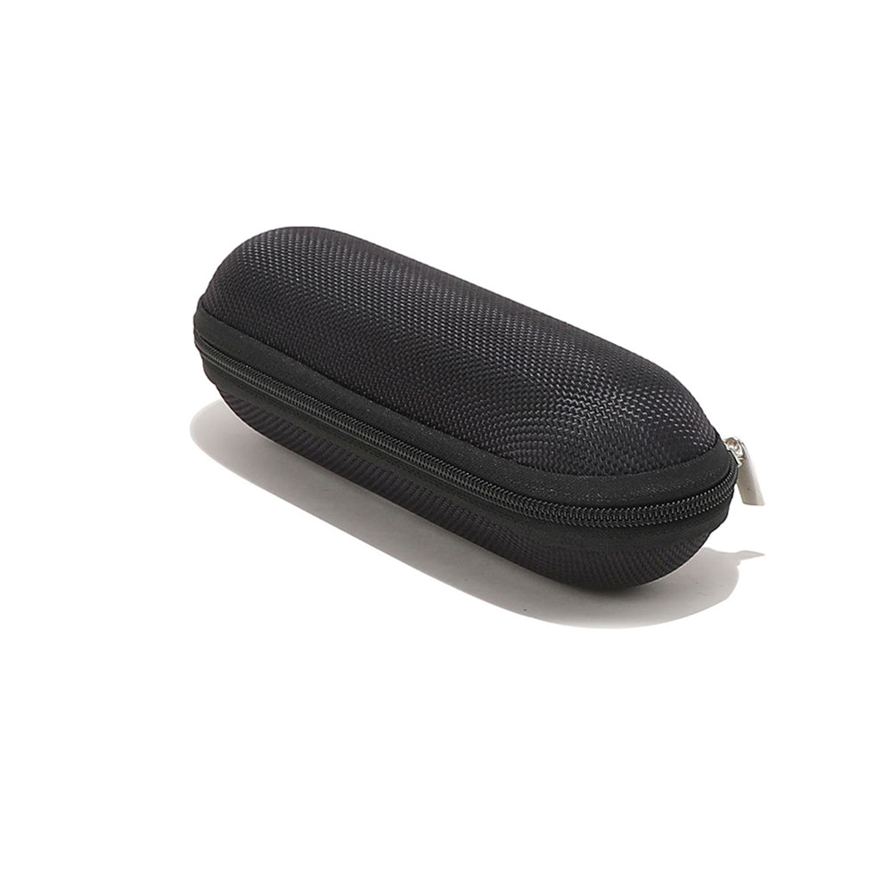 Toc oval ochelari EVA, cu fermoar – Techsuit ETOV – Negru – imagine 1