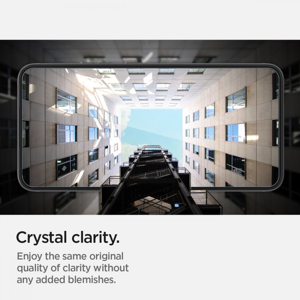 Folie de sticlă Spigen Glas.tR EZ Fit pentru Samsung Galaxy S22 – imagine 7