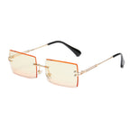 Ochelari soare fără ramă, lentile colorate, UV – Techsuit 16031 – Galben – imagine 10