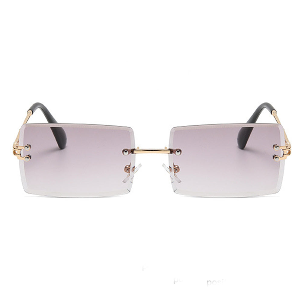 Ochelari soare fără ramă, lentile colorate, UV – Techsuit 16031 – Roz degrade – imagine 5