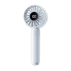 Mini ventilator de mână, LED, 5 trepte, 36 dB, alb – Techsuit CT-110 – imagine 2