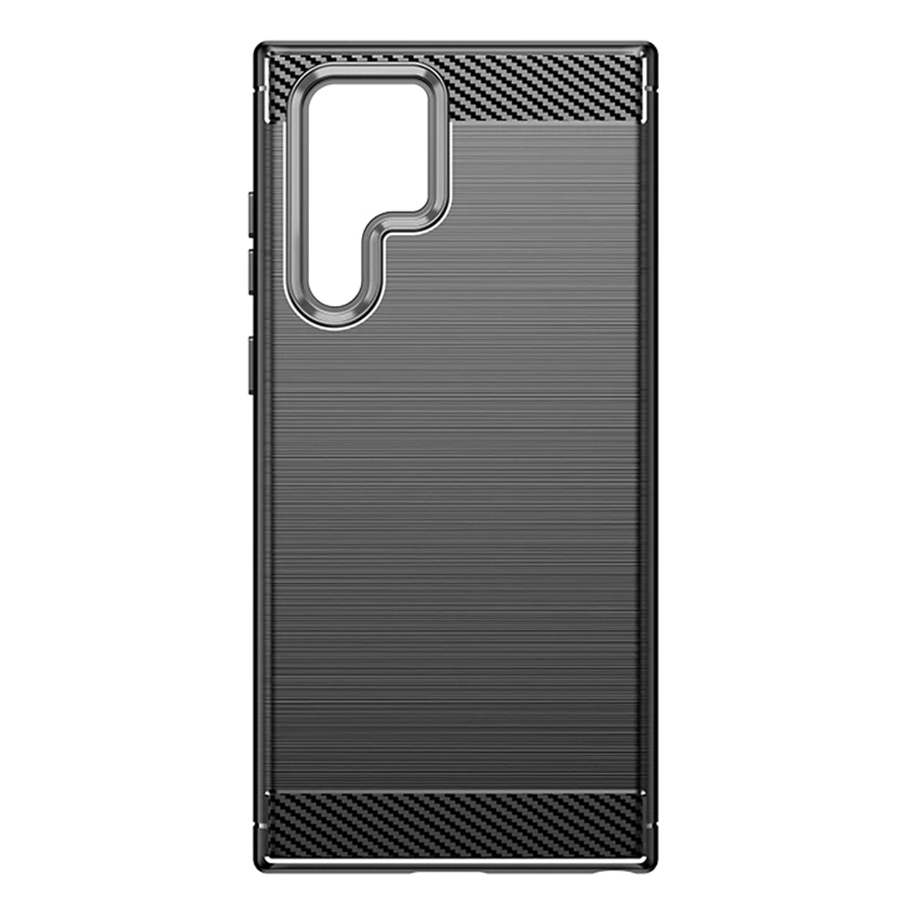 Husă Techsuit Carbon Silicone Galaxy S22 Ultra – imagine 3