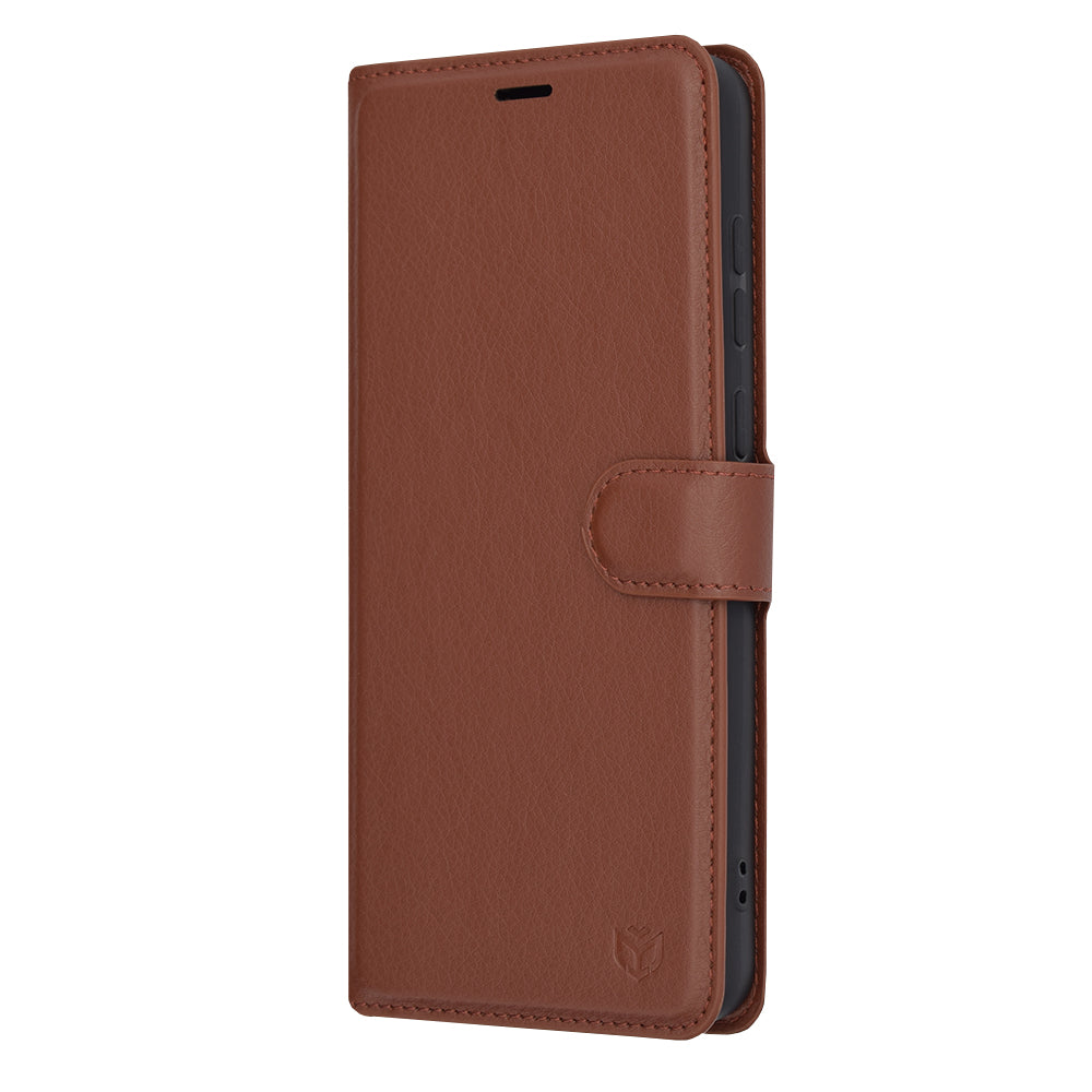 Husă portofel Techsuit Leather Folio Galaxy A05 – Maro – imagine 4