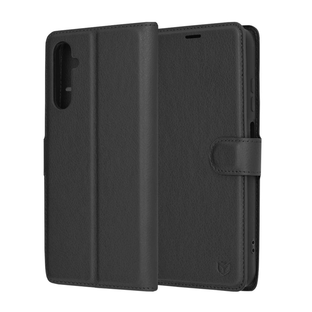 Husă portofel Techsuit Leather Folio Galaxy A05s – Negru – imagine 6
