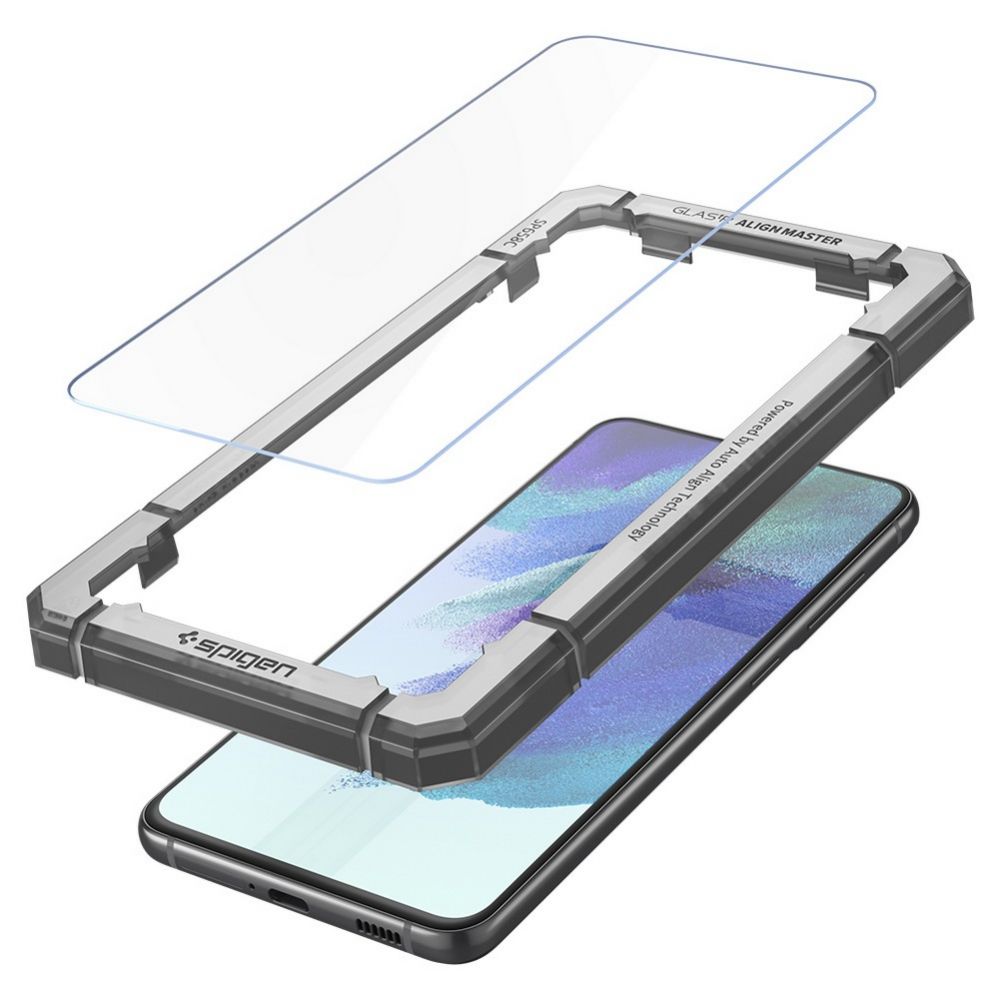 Folie de sticlă Spigen Glas.tR AlignMaster pentru Samsung Galaxy S21 FE – imagine 6